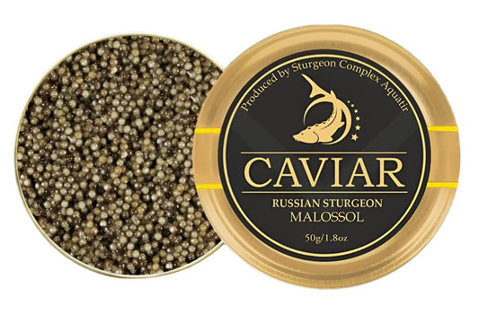 Sturgeon Premium Russian Caviar 1.7 Ounces / 50 Grams